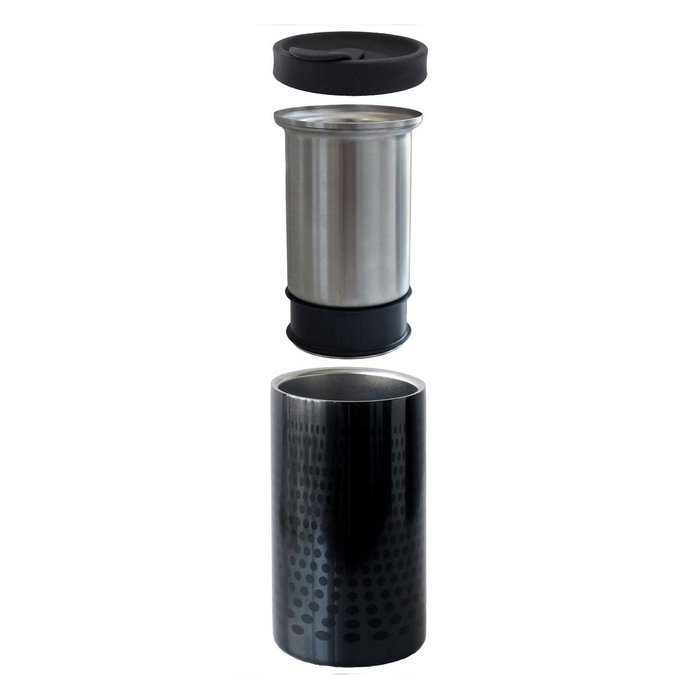 Presse by Bobble Black 13 Ounce Coffee Brewer