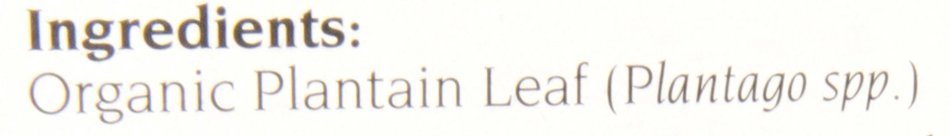 Celebration Herbals Organic Plantain Leaf Tea Caffeine Free -- 24 Herbal Tea Bags