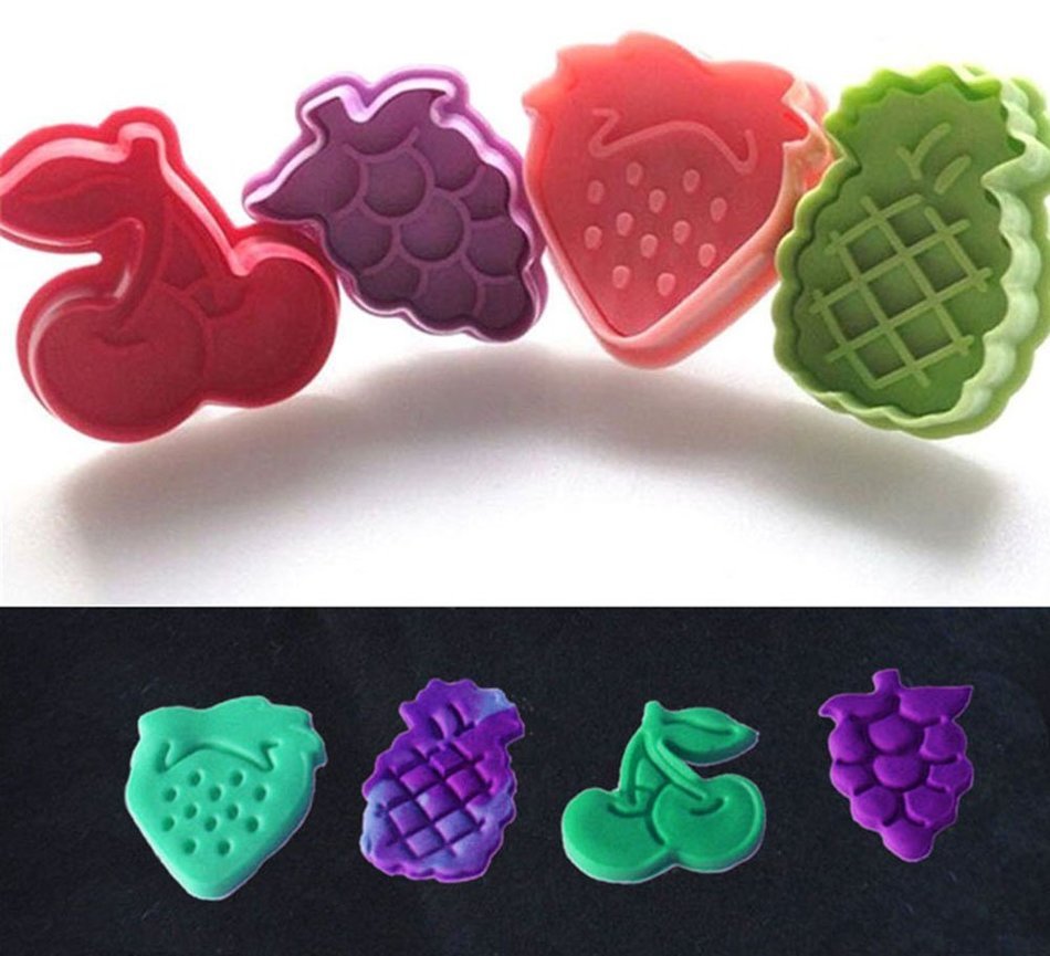 Beauty Clubs Chocolate Cake Fandant Decorating Plunger Cookie Cutter Mold Sugarcraft Tools N7