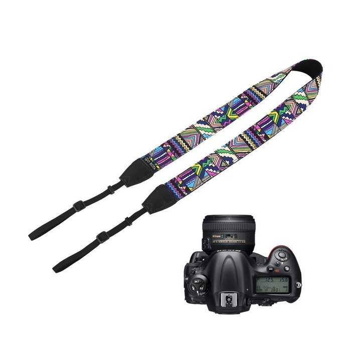 Orota Red Strip Pattern Camera Neck Shoulder Strap for DSLR, SLR and Digital Camera, OLC-20 N6
