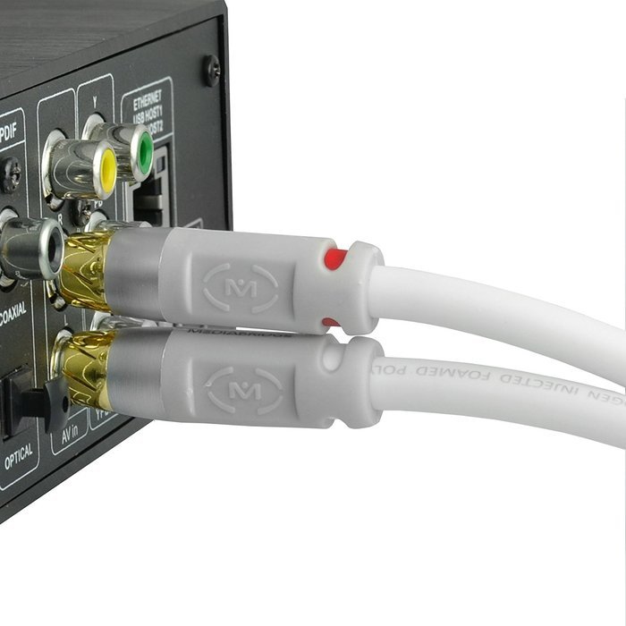 Mediabridge ULTRA Series RCA Y-Adapter (15 Feet) - 1-Male to 2-Male for Digital Audio or Subwoofer - Dual Shielded...