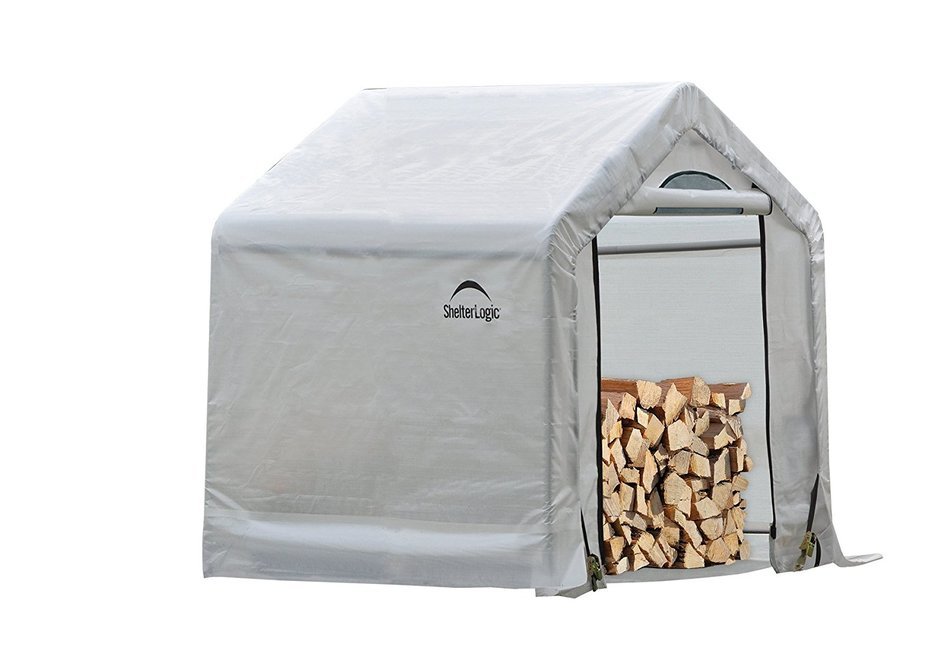 ShelterLogic 90397 5.5-Ounce Seasoning Shed with Clear PE Cover, 10 by 20 by 8-Feet N9