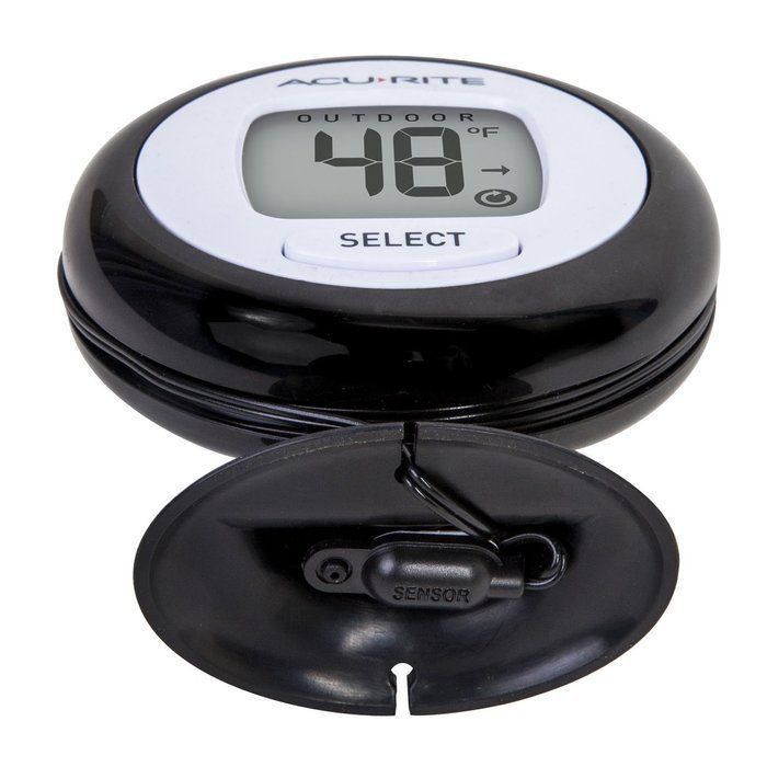 AcuRite 02042 Digital Thermometer with 10' Temperature Sensor Probe and Humidity N2