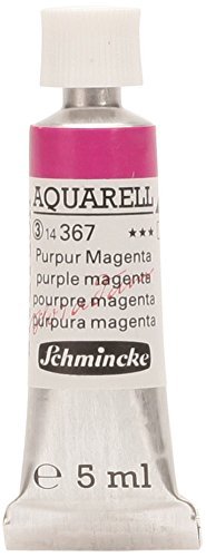 Schmincke 14367001 Horadam Artists Watercolors Purple Magenta 5 ml Tube (Series 3) N2