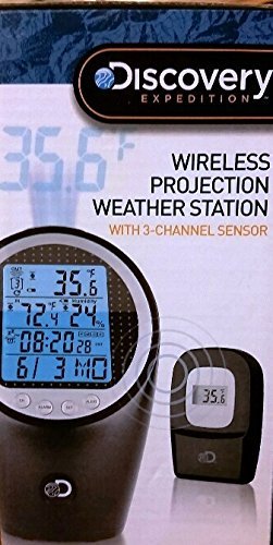 Discovery Expedition Wireless Multi-Channel Projection Weather Station with Indoor/Outdoor Temperature N2
