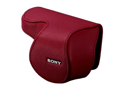 Sony Lens Case Jacket for NEX-5 NEX-3 with E16mm F2.8 Lens (SEL16F28) | LCS-EML1A R RED
