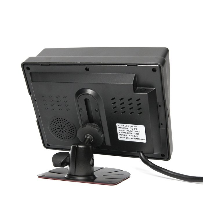 Rear View Safety RVS-770616Q Video Camera with 7-Inch LCD (Black)