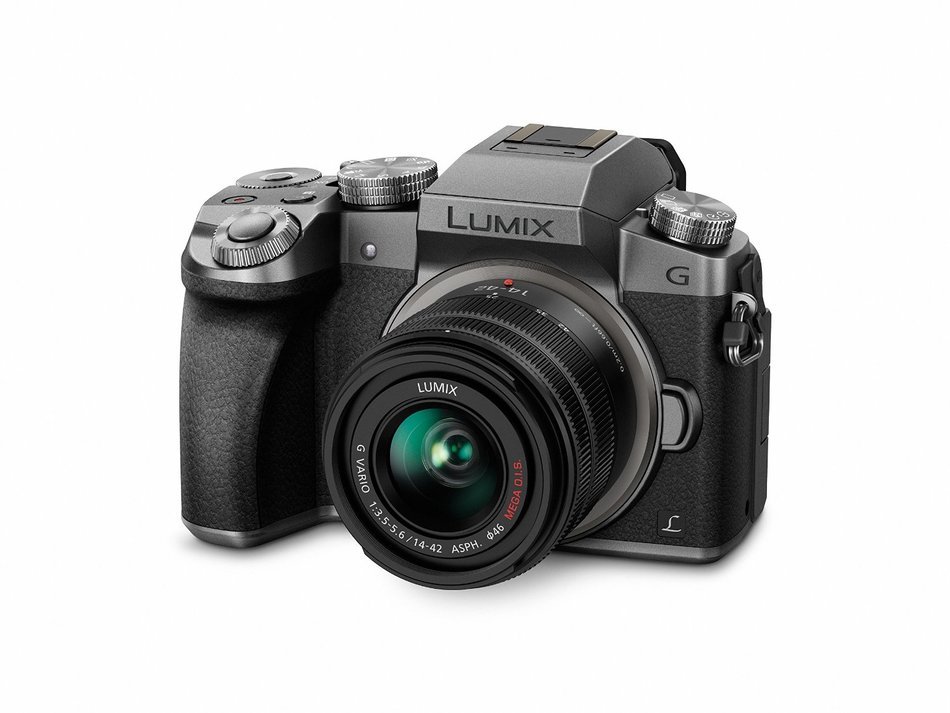 Panasonic LUMIX DMC-G7KS DSLM Mirrorless 4K Camera, 14-42 mm Lens Kit (Silver) N3