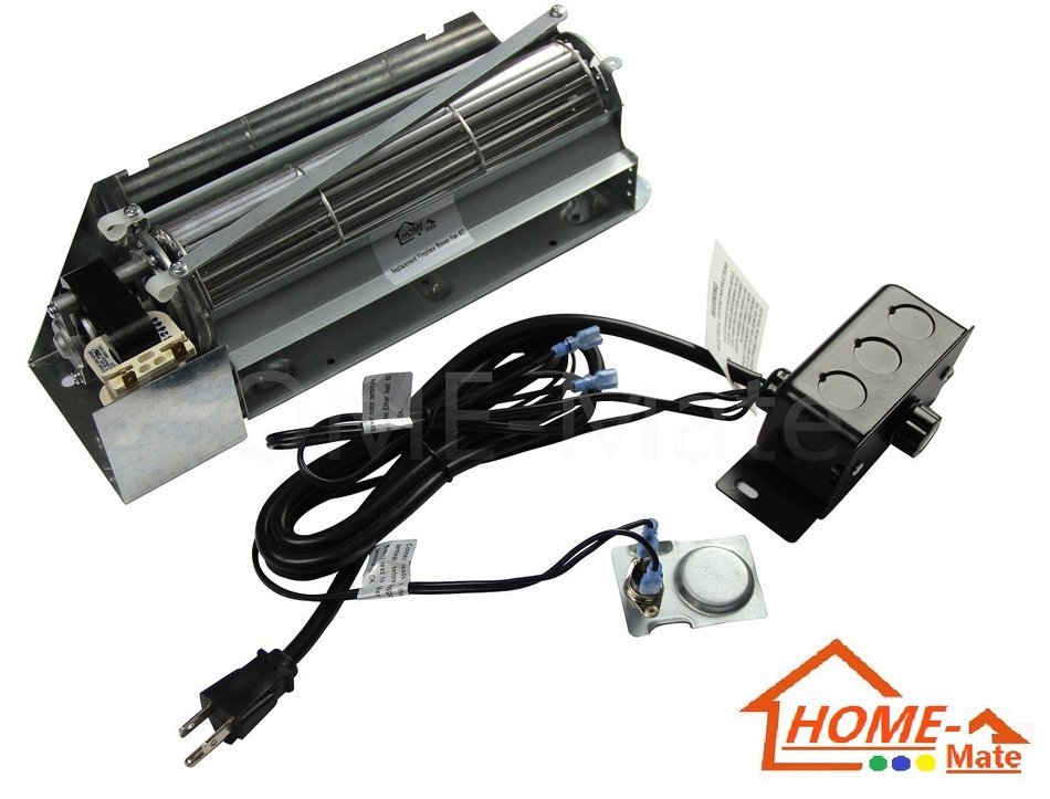 Hongso FBK-250 Replacement Fireplace Blower Fan KIT for Lennox, Superior, Rotom HB-RB250 N6