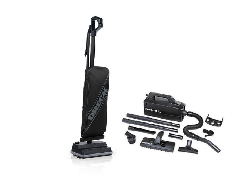 Oreck Limited Edition Black XL Classic Power Bundle with Oreck Super Deluxe Compact Vac - BB880AD
