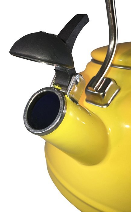 Chantal Enamel On Steel Vintage Teakettle 2 Qt Canary Yellow