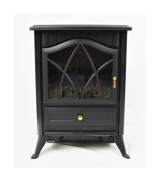 Black Free Standing Portable Electric Fireplace Heater TOP SELLING ITEM N7