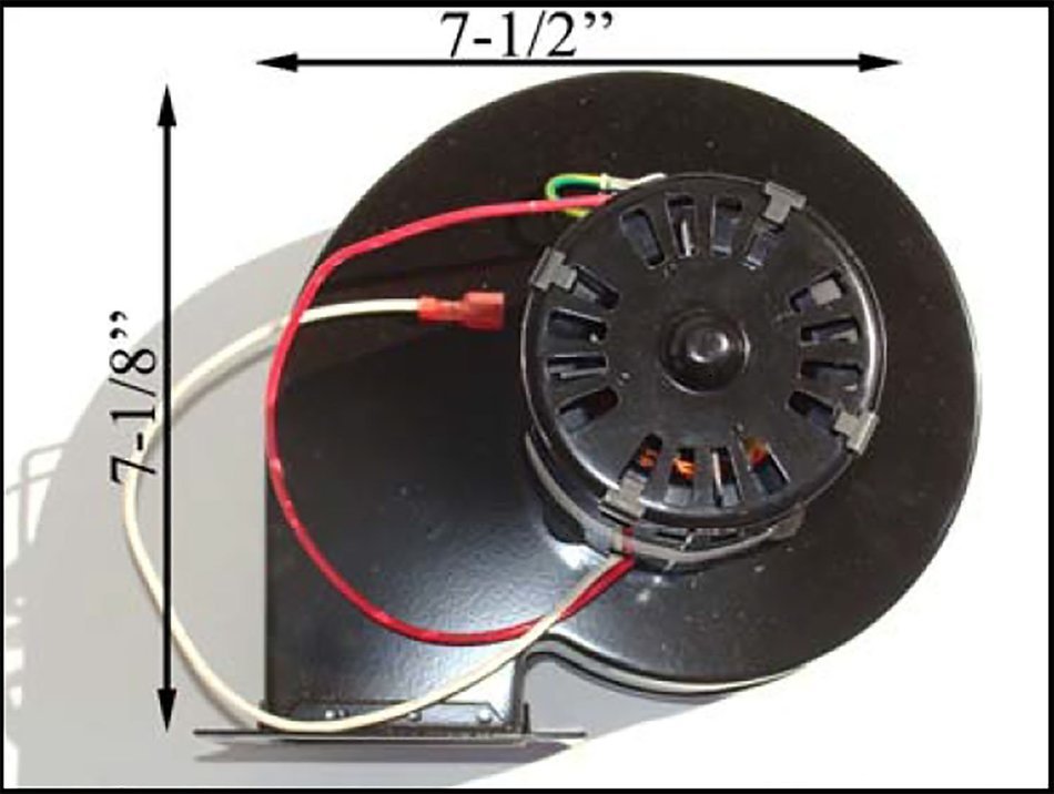 PelletStovePro - Breckwell Pellet Stove Convection Motor Blower A-E-033A - 11-1210 G N2