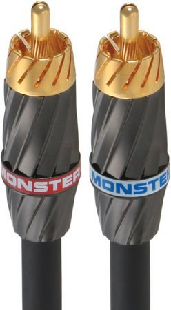 Monster Silver Ultra High Performance Stereo Audio Cable- 3 M.