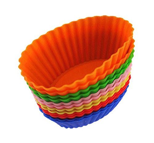Oval Muffin Cakecup Mold Diy Silicone Cake Mould Silicon Ice Tray 7Cm Baking Tools