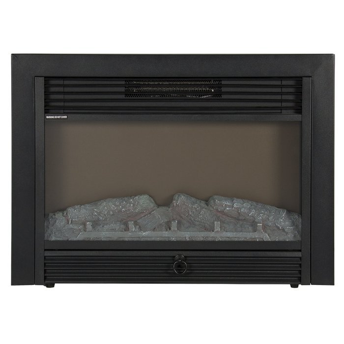 Best Choice Products SKY1826 Embedded Fireplace Electric Insert Heater Glass View Log Flame Remote Home, 28.5" N6