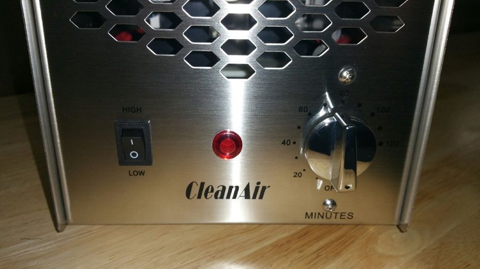 CleanAir Commercial or Industrial Stainless Steel Ozone Generator 14,000 Mg (14g) Air Deodorizer Ionizer, 120... N4