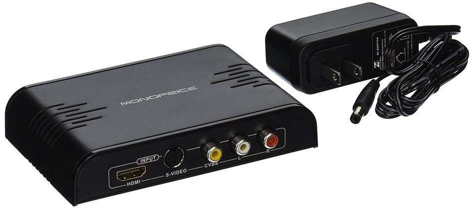 Monoprice 109994 Composite S-Video HDMI Converter and Switch