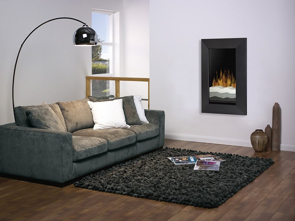 Dimplex V1525BT-BLK Beveled-Trim Wall-Mounted Electric Fireplace, Black N2