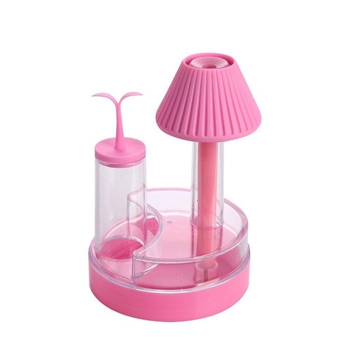 Leewa Home LED Humidifier Air Diffuser Purifier Atomizer - 250ml Water Capacity (Pink) N2