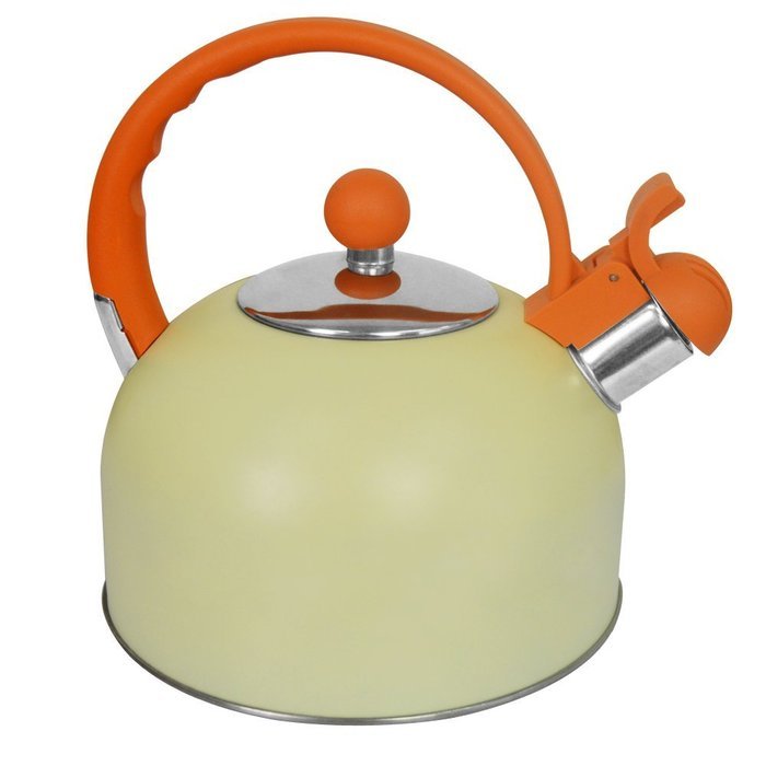 Veica High Quality Stainless Steel Tea Keatle,Multicolor,2.5L Whistling Tea Pot.Blue N4
