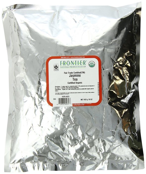 Frontier Jasmine Tea Organic, Fair Trade, 1 Pound N3