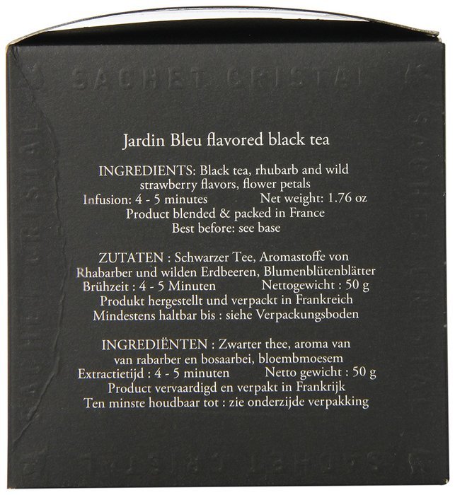 DAMMANN FRERES Jardin Bleu Tea Sachets, 25 count N5
