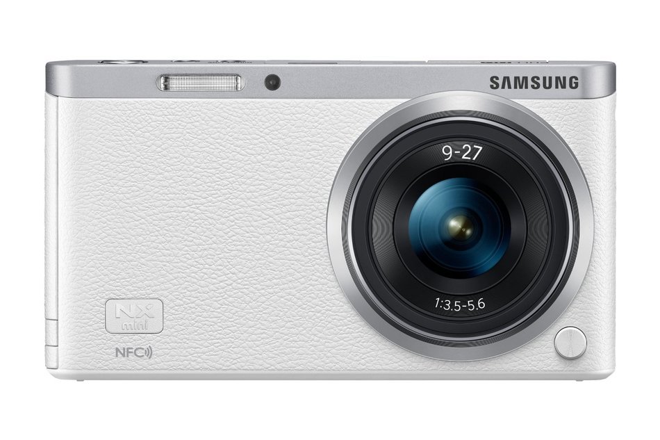 Samsung NX Mini 20.5MP CMOS Smart WiFi & NFC Mirrorless Digital Camera with 9-27mm Lens and 3" Flip Up LCD Touch... N15
