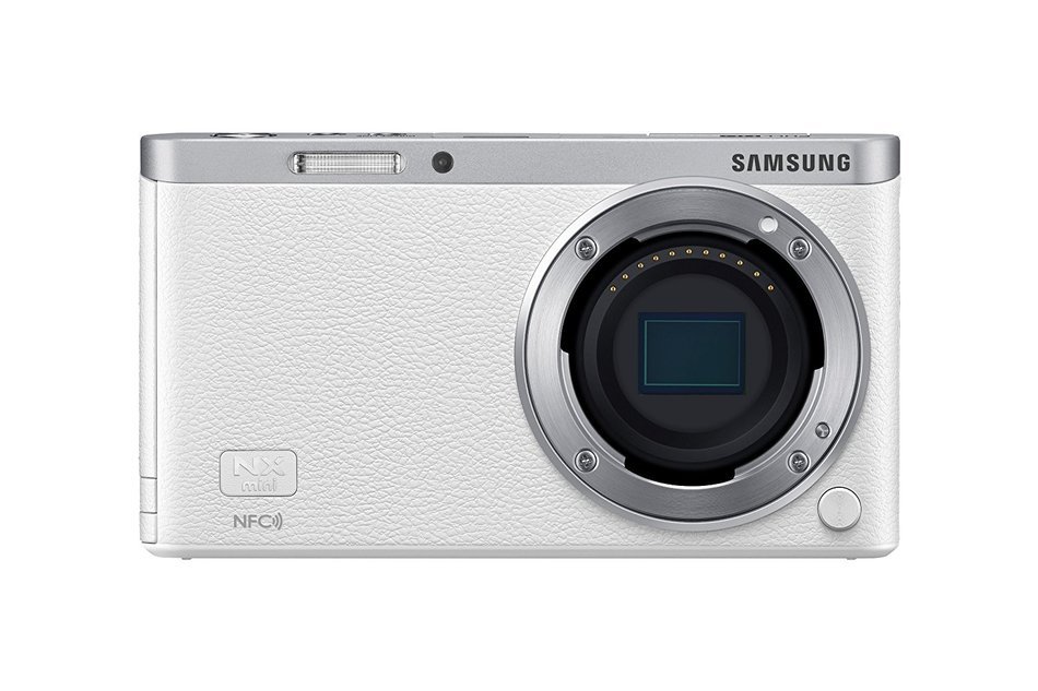 Samsung NX Mini 20.5MP CMOS Smart WiFi & NFC Mirrorless Digital Camera with 9-27mm Lens and 3" Flip Up LCD Touch... N16