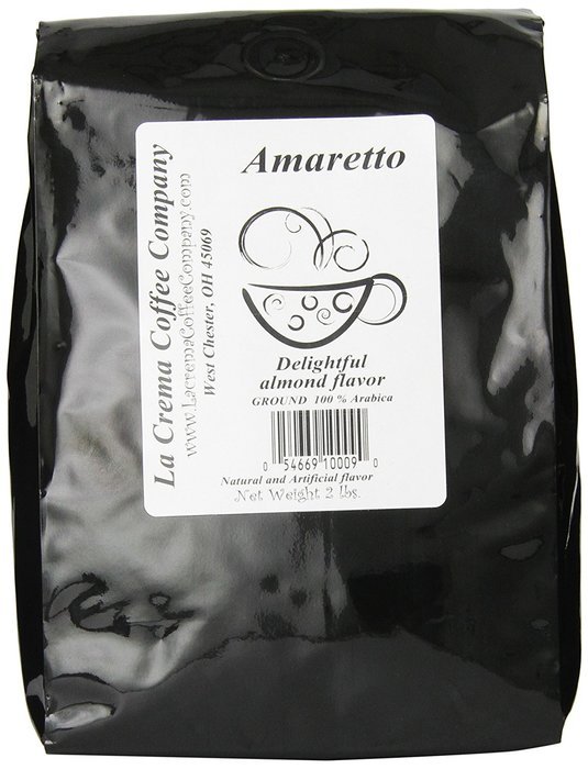 La Crema Coffee Amaretto, 2-Pound Package
