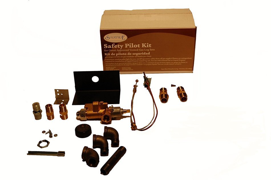 Sure Heat Safety Pilot Light for Natural Gas and Liquid Propane fire places N6