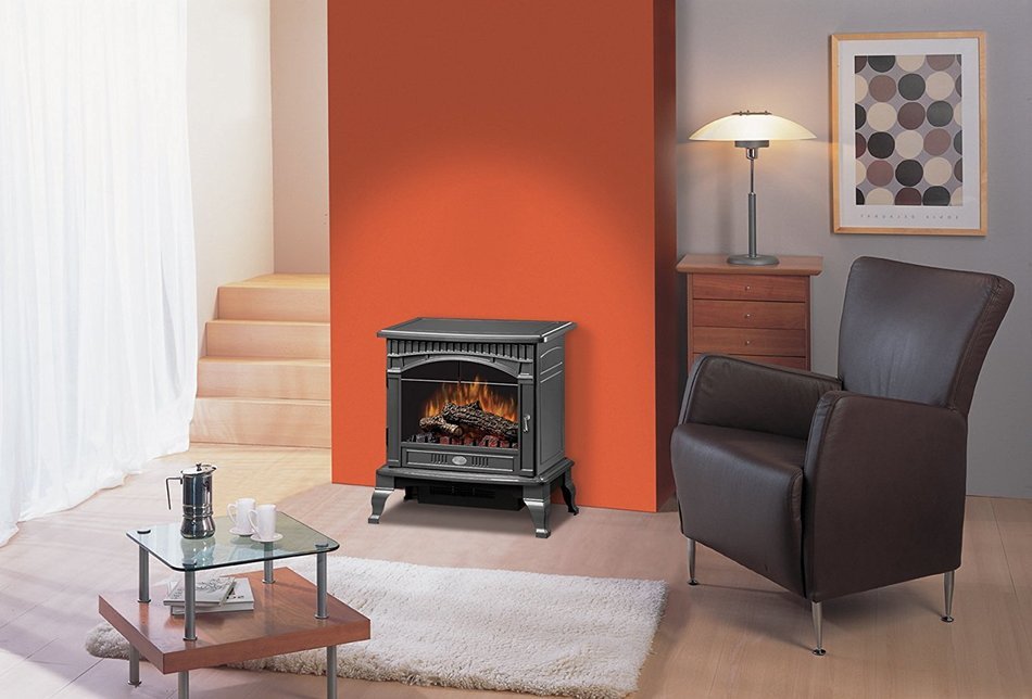 Dimplex DS5629GP Traditional Electric Stove, Glossy Pewter N2