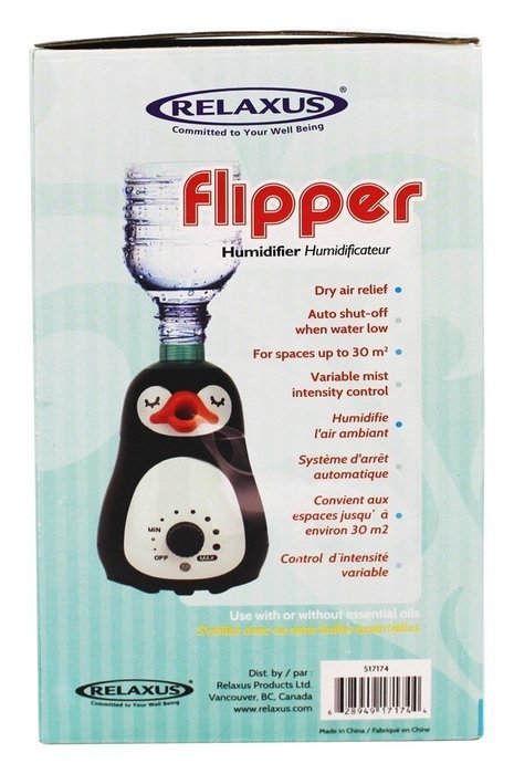 Relaxus Flipper The Penguin Himidifier Dry Air Relief
