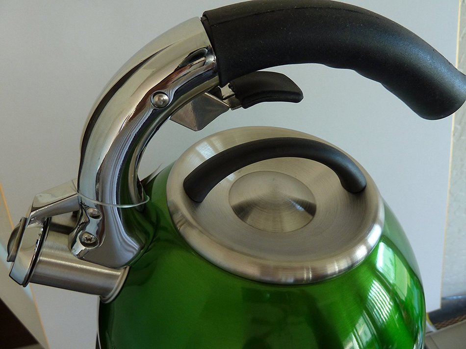 BERGNER - Green Whistling Kettle 92 fl.oz. (2.72 L) N2