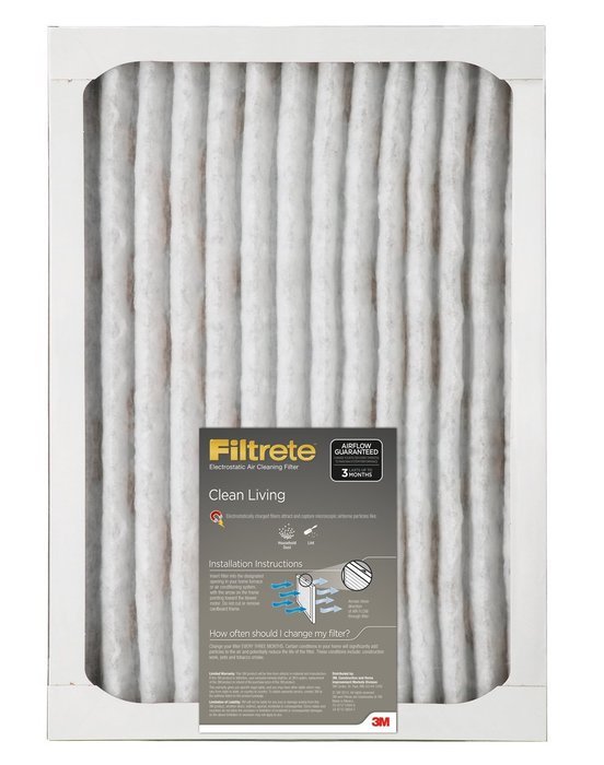 Filtrete Clean Living Basic Dust Filter, MPR 300, 20 x 25 x 1-Inches, 6-Pack N2