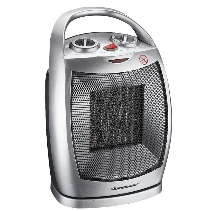 Homeleader Space Heater NSB-200C3H, Oscillating Ceramic Portable Heater with Built-in Adjustable Thermostat, 750W... N7