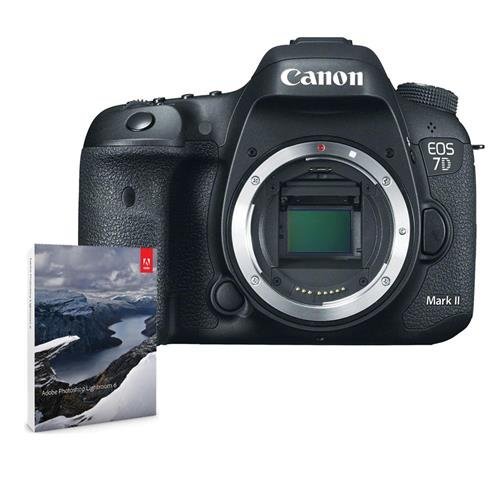 Canon EOS 7D Mark II DSLR Body BUNDLE w/Adobe Photoshop Lightroom 6 #9128B002