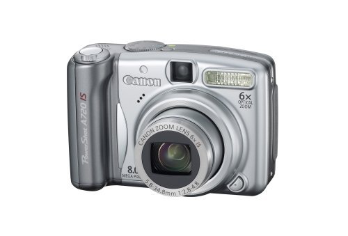 Canon PowerShot A720IS 8MP Digital Camera with 6x Optical Image Stabilized Zoom (OLD MODEL) N2