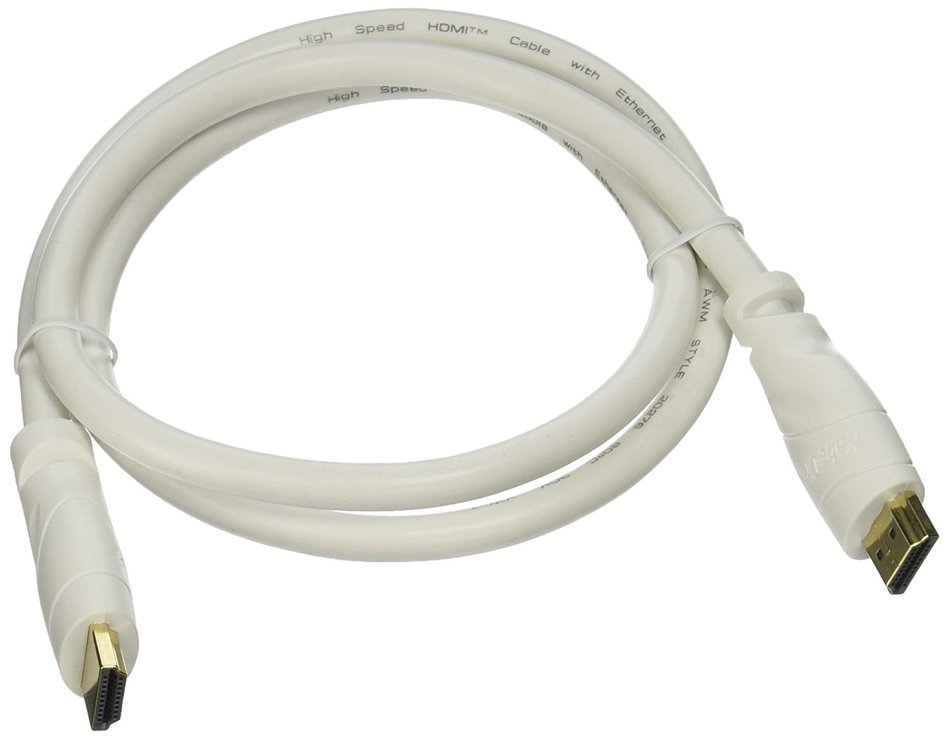 KabelDirekt (40 feet white) HDMI Cable (1080p 4K 3D High Speed with Ethernet ARC) - TOP Series N2