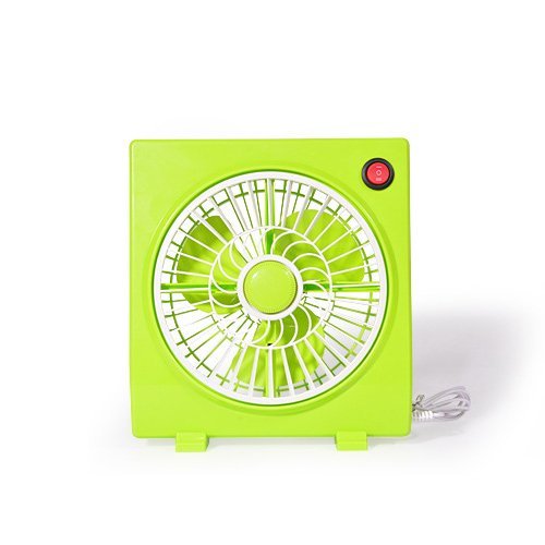 Summer Table USB Mini Fan For Home Office With 3 Rotary Vanes Desktop Electric Square Silent Rotate the Page Fan... N9