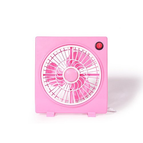 Summer Table USB Mini Fan For Home Office With 3 Rotary Vanes Desktop Electric Square Silent Rotate the Page Fan... N10