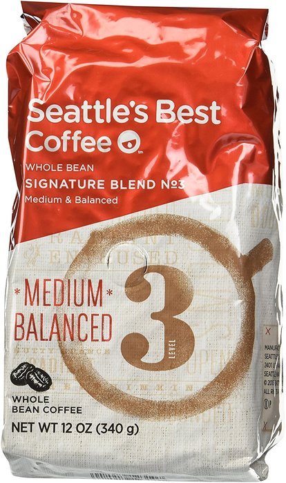 Seattle's Best Level 3, Whole Bean, 12-Ounce Bags (Pack of 3) N2