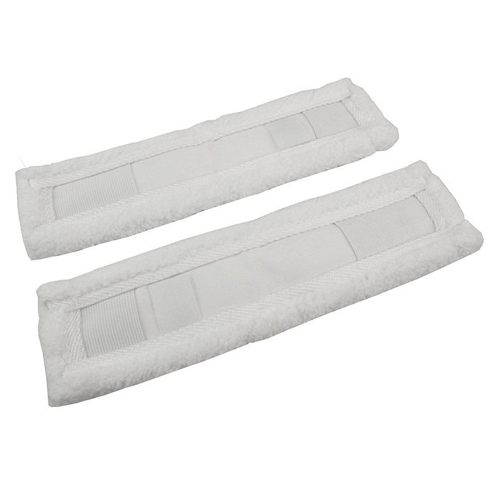 First4spares Cleaning Cloth Cover Pads for Karcher WV50, WV55 ,WV60, WV70 & WV75 Window Vacuums (Pack of 2) N2