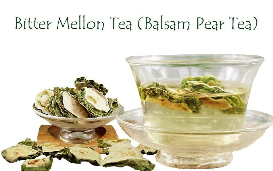 Bitter Mellon Tea - Balsam Pear - Chinese Tea - Herbal - Decaffeinated - Tea - Loose Tea - Loose Leaf Tea - 3oz N3