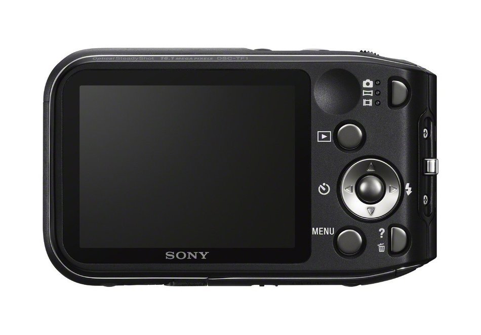 Sony DSC-TF1/B 16 MP Waterproof Digital Camera with 2.7-Inch LCD (Black) (OLD MODEL)