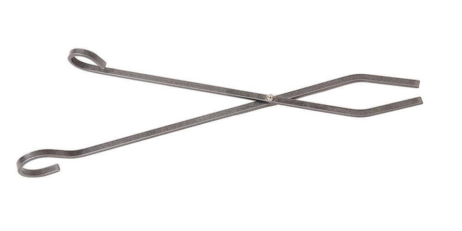 Enclume 3 Piece Country Home Fireplace Tool Set with Stand, Hammered Steel N2