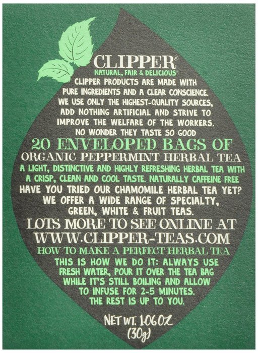 Clipper Fair Trade Organic Earl Grey Tea, 20-Count (Pack of 6) N12