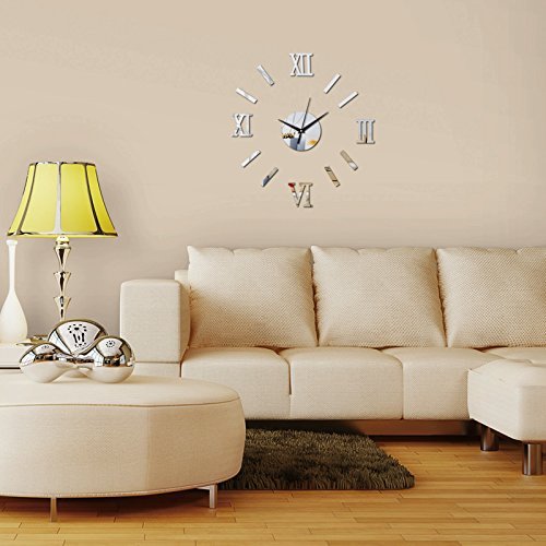Evertrusttm New Clock Clocks Wall Horloge Watch Diy 3d Acrylic Mirror Home Decoration Sale