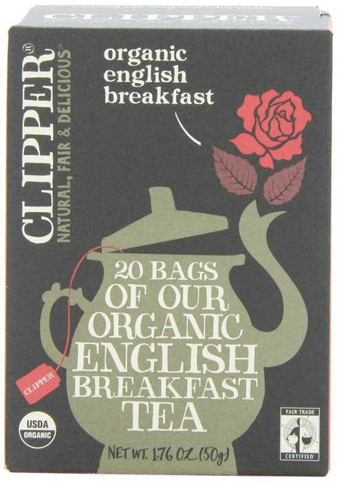 Clipper Fair Trade Organic Earl Grey Tea, 20-Count (Pack of 6) N13