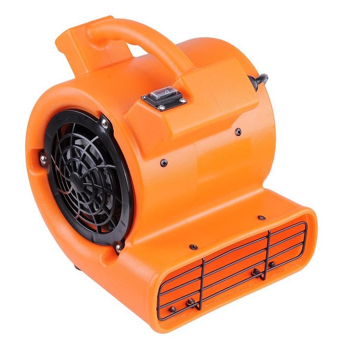 Yescom 1/12 HP 349 CFM Air Mover Floor Dryer Blower Fan for Floor Carpet Orange N4